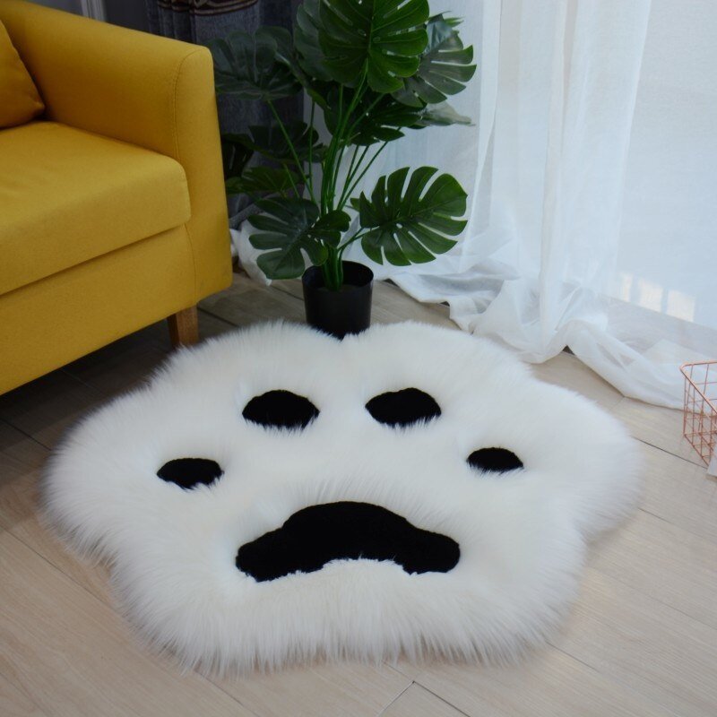 Soft Cat Rug 'The Fluffy paw' soft plush cat rug – Meowgicians™