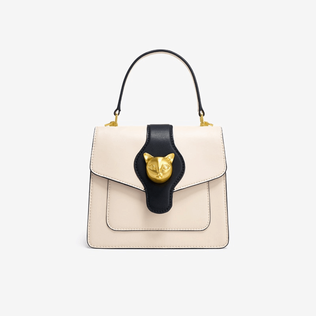 luxury cat design handbag for women premium cat bag genuine leather female cat bag