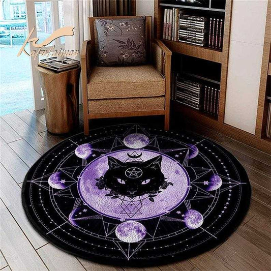 living room round cat bed satan magical round cat bed demon design cat bed