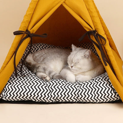 The native's house cat tent bed
