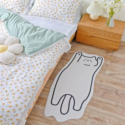 'The super meow' cat rugs for bedrooms