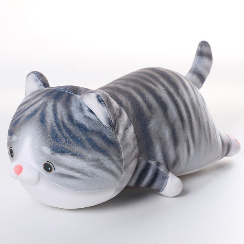 Gray tabby cat stuffed animal best sale