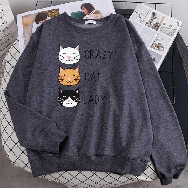 My Cat is the Real Influencer Pullover Hoodie | Funny Cat Sweatshirt Crazy Cat Lady Cat Hoodie Kitten Shirt Cat Sweater buying Cat Mom Shirt Gift