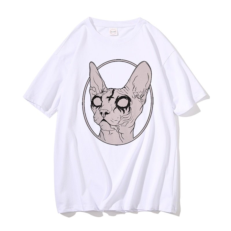 white cat themed clothing for men and women