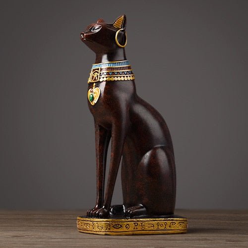an egyptian cat statue for home decor