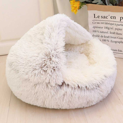 Warm Semi-enclosed Cat Bed