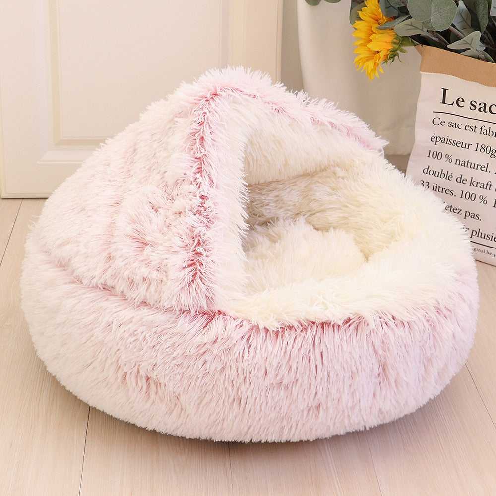 Warm Semi-enclosed Cat Bed