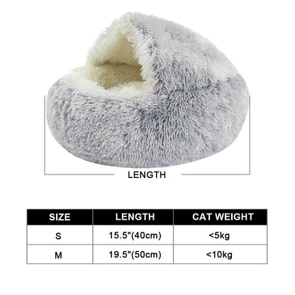 Warm Semi-enclosed Cat Bed