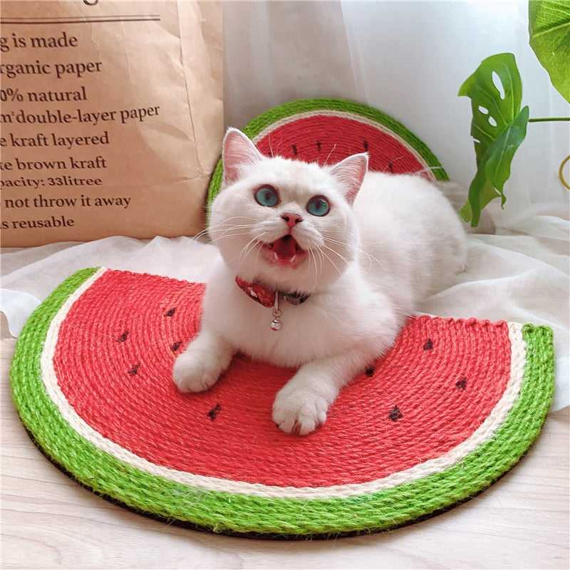 Watermelon Cat Kitten Scratcher Board
